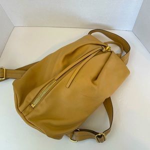 NWOT Aimee Kestenberg Tan Leather Backpack